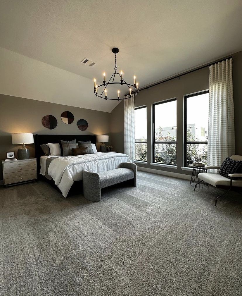 Renovated primary bedroom completed by the Vaughan Home Reno team