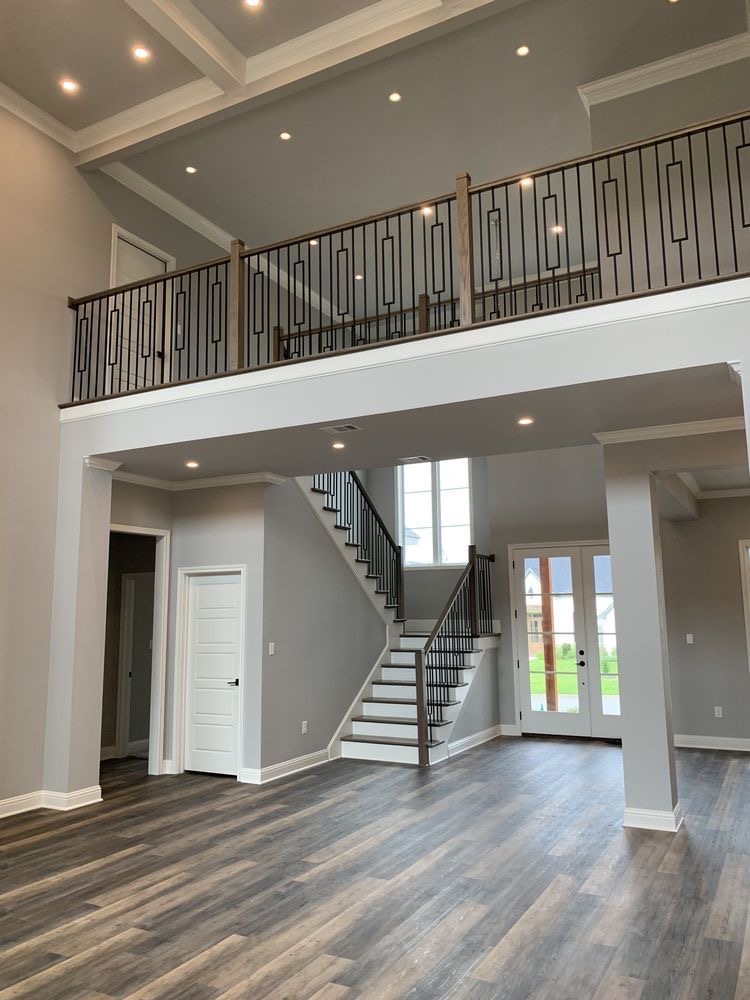 Full home renovation with new staircase, railings and two-storey great room in Vaughan